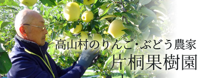 高山村のりんご・ぶどう農家　片桐果樹園